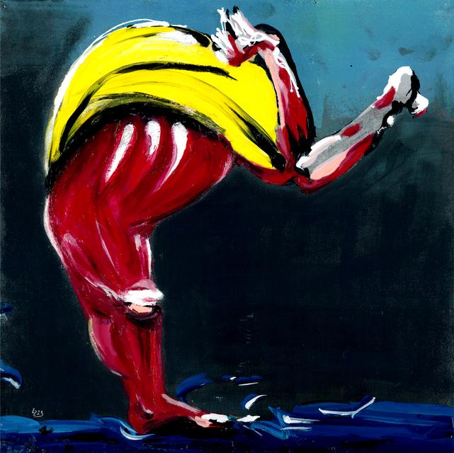 Day-O.jpg - 2023 | 42x42com | acrylic, oil on paper